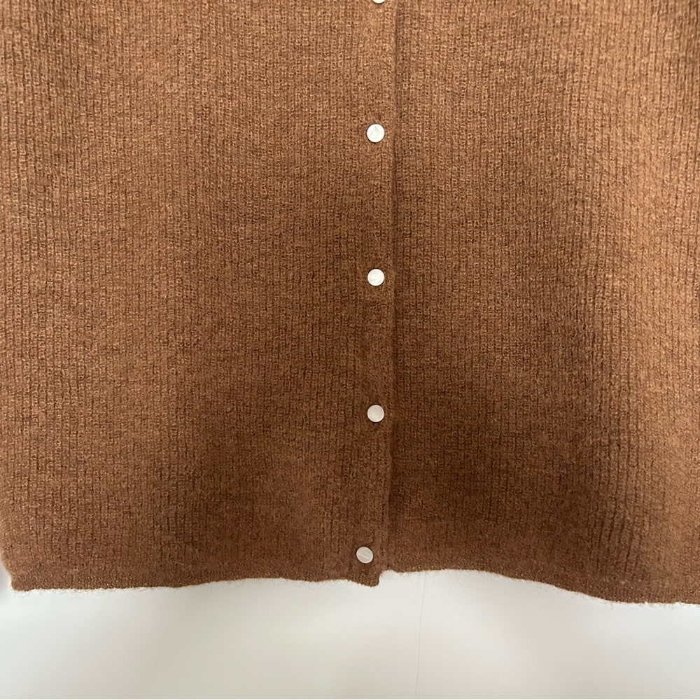Sezane Gaspard Cardigan Camel XXS - Picture 5 of 8